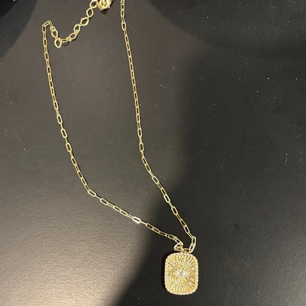 Evil eye double sided necklace - Picture 2 of 3